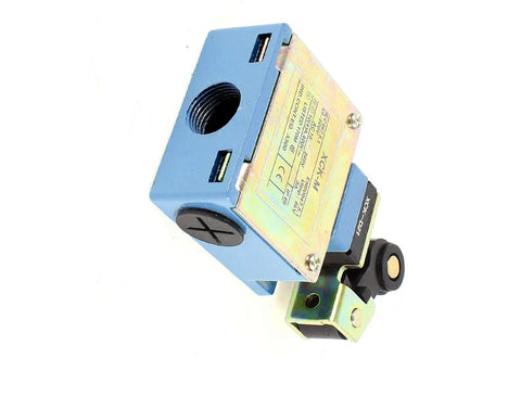 Heavy Duty Industrial Roller Lever Limit Switch XCK-M/D21 For 240V 3A AC15, blue casing, side view