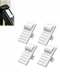 Safety Gate Replacement Clip For Effortless Quick Install With Snug Lock Fit to replace worn latches, four sturdy white nylon clips.