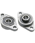 Sick Zinc Alloy Rhombic Flange Bearing Units for 3D Printers with 8mm Bore Size and Easy Installs on Flat Surfaces using Pre Assembled Ball Bearings for Smooth Motion and Value so You can Save Cash getting This 2 Pack because It Is Reliable., 2 zinc alloy flange bearings with 8mm bore and mounting holes