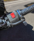 Universal Cruise Control Throttle Lock for Motorcycles, Easy Clamp Handlebar Grip on a motorcycle, reducing rider fatigue