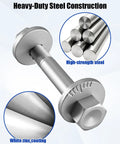 Heavy-duty steel construction bolt for Road Ready Lower Control Arm With Camber Adjustment Built For Crisp Handling And Fast Wheel Alignment.