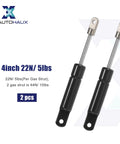 2 Pack Black Gas Spring Lift Supports And Struts For Rv Car Truck Window Cabinet Door Covers Straight Up Built Tough With Zero Sweat Swaps 4 Inch 5lb 22N Universal Replacement, detailed view of struts.