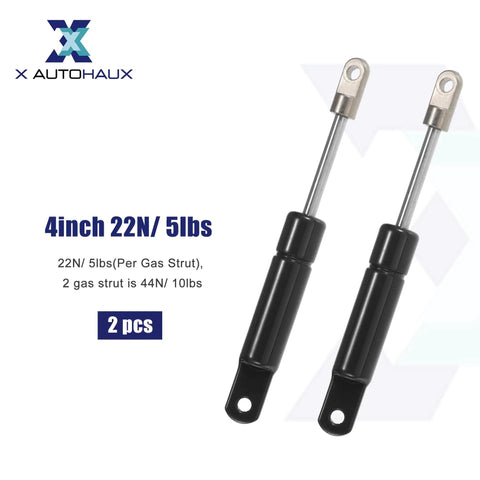 2 Pack Black Gas Spring Lift Supports And Struts For Rv Car Truck Window Cabinet Door Covers Straight Up Built Tough With Zero Sweat Swaps 4 Inch 5lb 22N Universal Replacement, detailed view of struts.