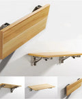Heavy Duty Stainless Steel Triangle Folding Brackets Set Adjustable Wall Mounted Shelf for Benches Tables 12 Inch Silver