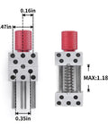 High Precision Mini Vise With Adjustable Jaws Up To 1.18 Inches For Models Hobbies Crafts Jewelry Watches And Small Electronics Tiny But Mighty Clamp For Delicate Parts. Compact aluminum mini vise with red knurled knob, 1.18 in max jaw opening