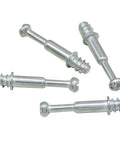 Four 10 Pack M6 X 35mm Cam Bolts For Furniture Assembly Heavy Duty Iron Connectors With Galvanized Finish Rust Resistant Hardware