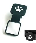 2 Inch Trailer Hitch Cover With Dog Paw Design Rubber Dustproof Waterproof Plug For Square Mouth Receivers Protect Your Hitch Tube On Most Vehicles All Weather Tough SUVs RVs Pickups And ATVs Buckle Type, black rubber plug with dog paw cutout