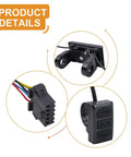 Product details of Versatile LCD Display Meter Panel For Electric Bikes And Ebikes Ride Ready With Temperature Speed Time And Power Readouts 24V To 60V Compatibility 5 Pin Connector Easy Install Controller Panel For Scooters And Bikes