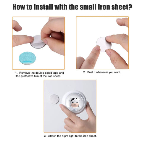 Motion Sensor Night Light With Rechargeable Battery And Magnetic Mounting Three Mounting Options For Easy Placement In Bedroom Or Bathroom Perfect Gift For Cat Lovers And Kids With Adjustable Brightness