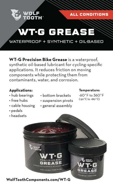 Precision Bike Grease for All Weather Performance, Ultra Low Viscosity Lube That Keeps Your Ride Smooth From -60F To 360F, 2 Oz container