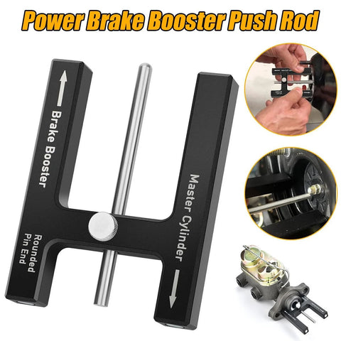 Front view of Ywdiml magnetic aluminum brake adjustment tool for brake booster push rod, universal automotive part