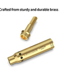 Red Laser Crossbow Bore Sight With Batteries, Easy Thread-On Red Dot Boresighter, brass construction, tactical tool close-up