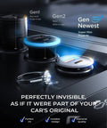 Mini Metal Car Charger With 67.5W USB C Fast Charging PD QC For 12V Lighter Outlet, Zinc Alloy Build, compact design showcase