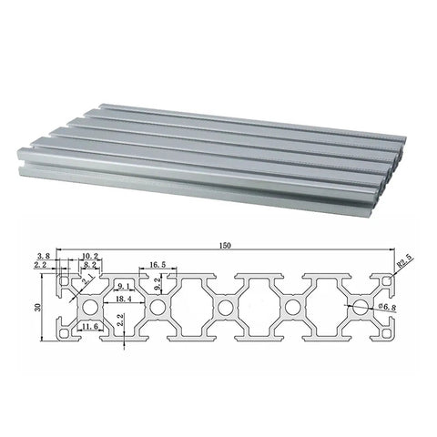 Rock Solid Xyz Axis Linear Stage With Sfu1605 Ball Screw And Hgh20 Guide Rail For Cnc Rigs 1000Mm length and aluminum material design.