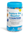 Weather Counters For Kids Set A Fun Hands On Counting Manipulatives For Math And Sorting Meteorology Learning Toys container