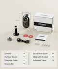 Wireless Outdoor Security Camera With Magnetic Mount No Wires Easy Snap On Mount 130 Degree Field Of View Battery Powered