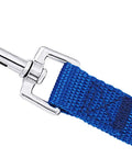 Long Dog Training Leash 15ft 20ft 30ft 50ft 100ft for Small and Medium Dogs blue braided nylon with nickel swivel clip