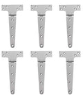 Six Beefy Six Piece Heavy Duty T Shape Hinges Made From Marine Grade 316 Stainless Steel for outdoor use and maritime applications.