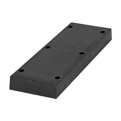 Black tapping block from 10-26 Laminate Floor Installation Kit With Spacers, Tapping Block And Pull Bar In Black For Easy DIY Flooring Setup