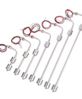 Heavy Duty Stainless Steel Double Ball Float Switch Water Level Sensor For Tanks And Pools 300mm Long 220V AC Switching