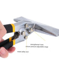 Multifunctional Hand Seamer Tool For Ductwork And Steel Plate Folding Pliers With Non Slip Handle