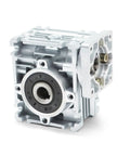 NMRV 030 Worm Gear Reducer 80 To 1 For NEMA 23 Motors 12V Ready Flange Input Shaft And Output Shaft, low noise, easy maintenance