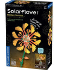 SolarFlower Golden Sunrise STEM Kit Build A Motorized Solar Powered Flower With Spinning Colorful Petals A Dope Educational Gift For Kids Ages Eight And Up And Adults Great For Home Or Classroom Projects And Gift Ideas. product box front
