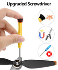 Using upgraded screwdriver on Low Noise Quick Release Propeller Set For Mini 4 Pro And Mini 3 Pro Replacement Blades
