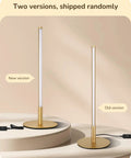LED Table Lamp With Stepless Dimming And 3 Color Temperatures 2700K To 6500K Modern Gold Metal Desk Nightstand Light Two Versions