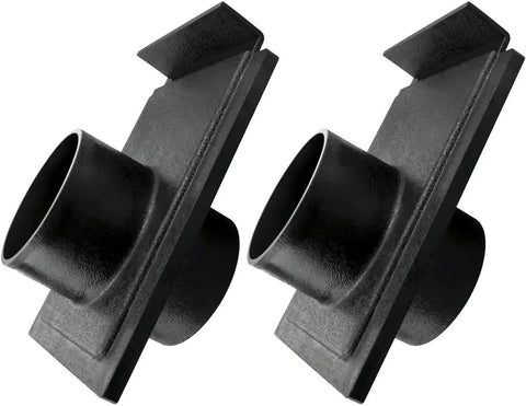 Two Pack 2.5 Inch Blast Gates For Vacuum And Dust Collector Systems Perfect For Pros And DIYers 2.5 Inch Outer Diameter Durable Plastic