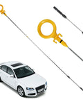 Plug And Play Engine Oil Dipstick For Audi A4 2.0L L4 Quattro 2005 2008 2009 Cabriolet Replacement Measuring Rod 06D115611A 06D115611B