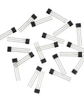 A3144 Hall Effect Sensor 3 Pins Magnetic Detector For Arduino Projects, high sensitivity sensors in a compact black module, pack of 20