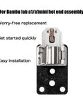 Hotend Heating Assembly For Bambu Lab A1 And A1 Mini 3D Printer Up To 390C With Thermistor Ceramic Heater Base Clip Quick Change Kit