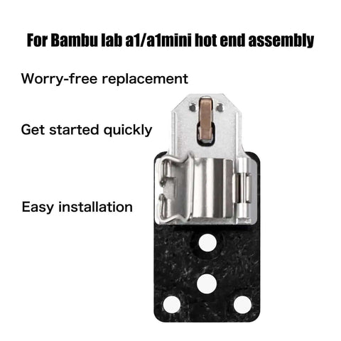 Hotend Heating Assembly For Bambu Lab A1 And A1 Mini 3D Printer Up To 390C With Thermistor Ceramic Heater Base Clip Quick Change Kit