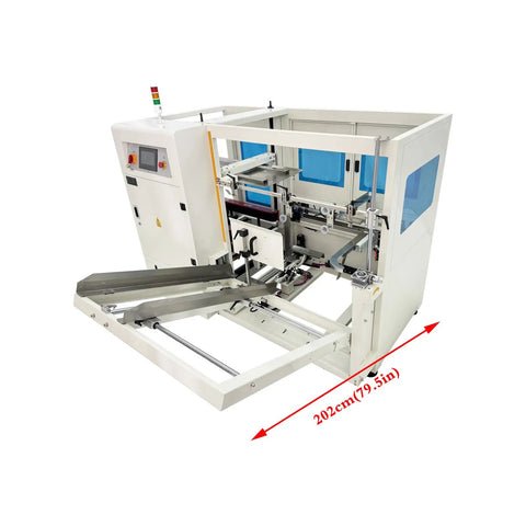 Fully Automatic Carton Erector For Stable Box Forming And Automatic Bottom Sealing That Smoothly Folds Flaps Delivers Consistent Packaging Efficiency And Really Reduces Manual Labor In High Volume Operations 220V, 202cm frame
