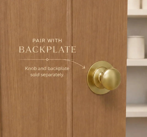 Brushed Satin Gold Wide Base Bifold Closet Door Knobs 4 Pack With Golden Round Cabinet Wardrobe Drawer Pull Knobs Dresser