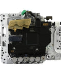 Up Your Ride With This TCU Valve Body Transmission Control Module Set For 2008 Plus Infinity Q50 showing front view of TCU module with connectors.