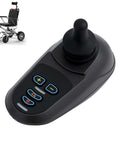 24V DC Wheelchair Joystick Controller with Brake, 360 Degree Free Steering for Electric Mobility Wheelchairs, WB5003