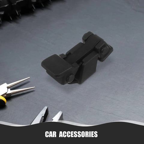 Heavy Duty Black Abs Hood Latch Lock Catch With Secure Bumper Retainer Clips For Cars And Tool Cabinets Ensures Tight Closure And Easy Install Every Time, black ABS car accessory