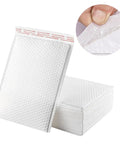 Pearlized White Bubble Mailers Self Seal Padded Envelopes Shockproof Waterproof Shipping Bags featuring 14 by 16 inches size