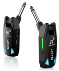 Ultra Clear UHF Wireless Guitar System With 6 Channel Transmitter And Receiver, Less Than 2ms Latency, Up To 150 Feet Range