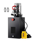 High Performance 12V DC Hydraulic Power Unit 3200 PSI 0.91 GPM Double Acting Pump with control switch for dump trailers.