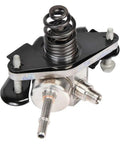 Premium Electric Fuel Pump Assembly Built Slick For Quick Engine Starts With Ridiculous Durability And Easy Swap Wiring Plus Straight Up Oem Exact Match Guarantee For All Day Daily Driving And Night Run Cruises, showing a detailed view of assembly with spring and connectors.