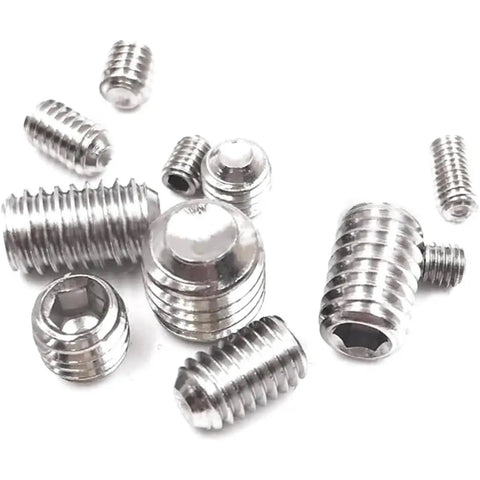 Metric Set Screws Kit With Hex Socket Head Cup Point For Precision Locking In Mechanical Automotive And Diy Projects