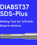 Precision SDS Plus Setting Tool For Three Eighths Inch Drop In Anchors In Concrete And Masonry Installations Compatible With Anchors