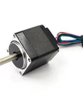 Driver Controller For Nema 8 Stepper Motor 1.4 Ncm 1.8 Degree Micro Stepping 28x28mm Frame 2 Phase 4 Wires 5x16mm Shaft CNC Machine Quiet Slick Precision, black motor with shaft
