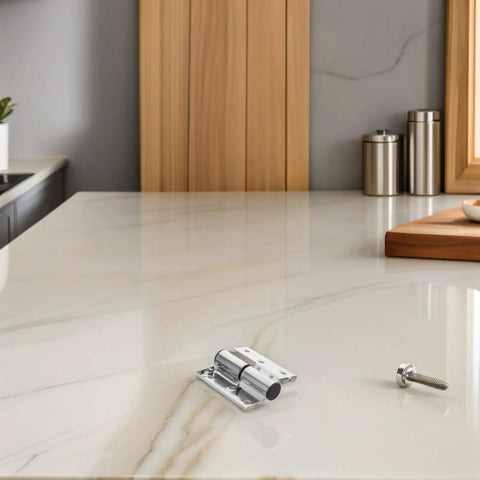 Heavy Duty Stainless Steel Hidden Hinges For Bathroom Partition Doors with screw on countertop