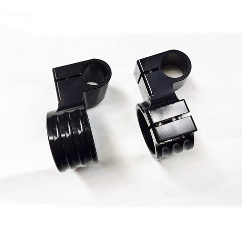 41mm Fork Tube Clamp Mount Kit Clip On Handlebar Riser 1 Inch Clamps For Motorcycles CNC 6061 Aluminum Anodized Black