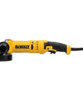 Side view of Four And A Half To Five Inch Trigger Grip Angle Grinder Workhorse With A 13 Amp Motor And Dust Ejection System