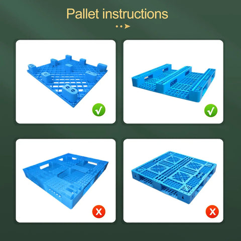 Blue pallet design examples for Heavy Duty Manual Scissor Pallet Jack Hand Truck Lift 2200lbs Capacity compatibility guide
